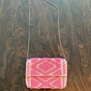 White and cream purse from LuLus